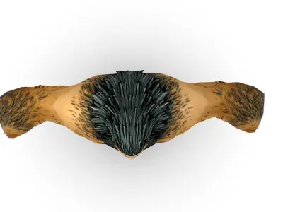 Low Poly Cartoon Creature Villager Man Low-poly 3D model