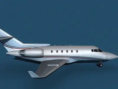 Hawker Siddley 800SR V11 3D model