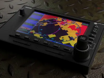 Garmin GPS 500 3D model