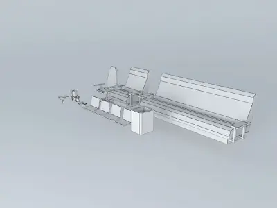 Office prefabs Free 3D model