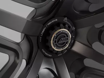 AL13 R140 Centerlock wheel 3D model