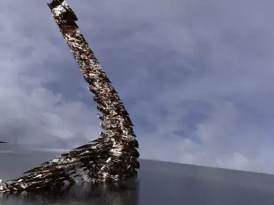 Dragon Mountain Spikes 3D model