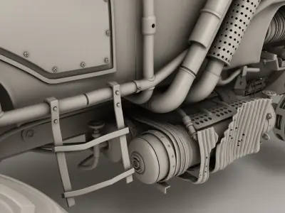 Apocalyptic Truck 3D model