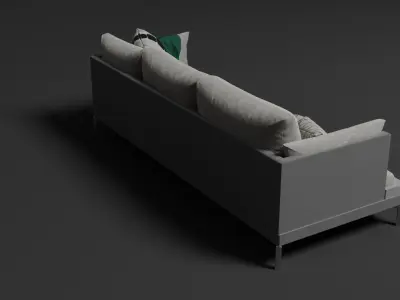 Modern Couch Free 3D model get