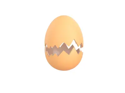Egg Shell 3D model