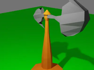 Ring Axe Free 3D model