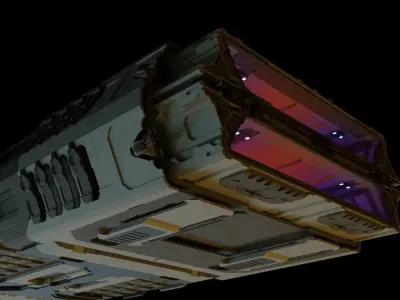Space Carrier 3D model