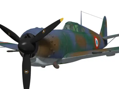Bloch MB157 3D model