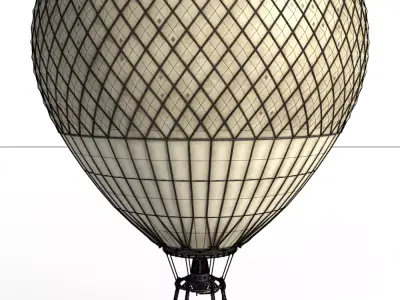 Hot Air Balloon 3D model