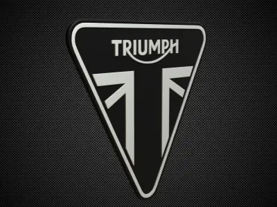 triumph logo 3D model