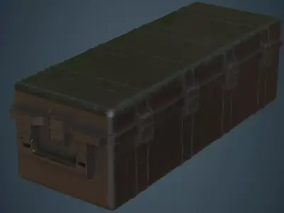 Military Case 4B Low-poly 3D model