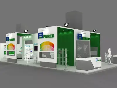 Exhibition Stand - ST0068 3D model