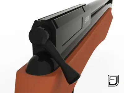 Rifle W-01 3D model