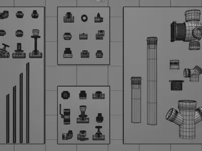 Plumbing PPR System 3D model