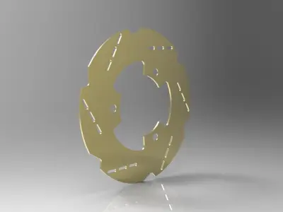 Apache rtr disc brake front Free 3D model