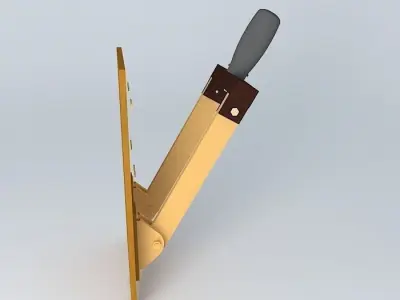 Knife Switch dual throw Free 3D model