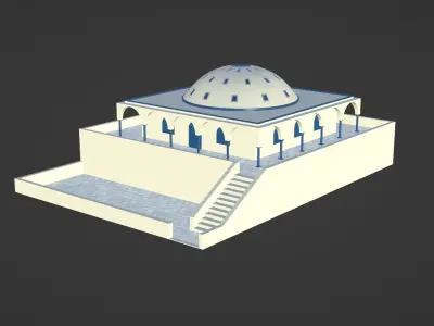 Building exterior design 3D model