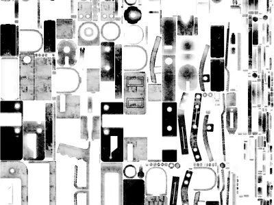 Post Apocalyptic Gun - Weapon - SMG Low-poly 3D model