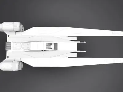 U Wing Scale Model 3D print model