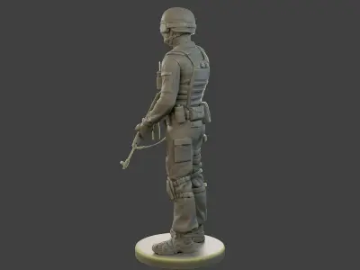 CzechSlovak Police Tactical Unit CPTU1 001 3D print model