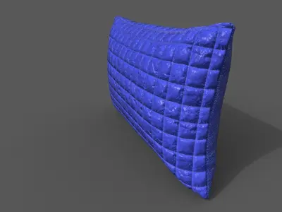 Cushion furniture Low-poly 3D model get