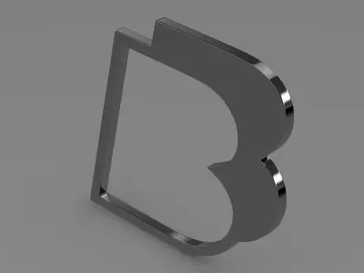BB logo 3D model