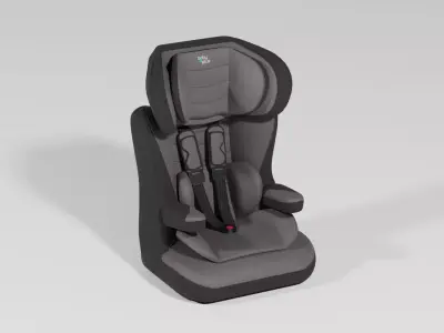 Baby Plus Myla Platinium 9-36 kg Isofix baby car seat S Low-poly 3D model