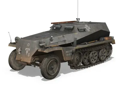 SDKFZ 253 - Beob Pz Wg - 11PD 3D model