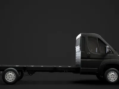 Citroen Jumper Relay Chassis Truck Single Cab 4300WB 2020 3D model