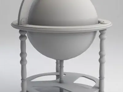Antique Globe 3D model