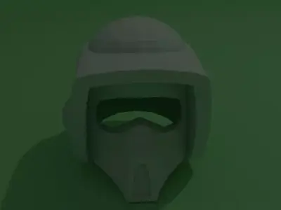 lego stormtrooper helmet Free 3D model