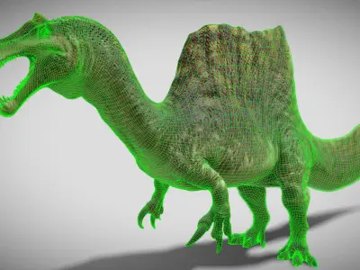 Spinosaurus 2023 Low-poly 3D model