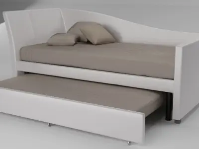 Brinkley Twin Daybed Free 3D model