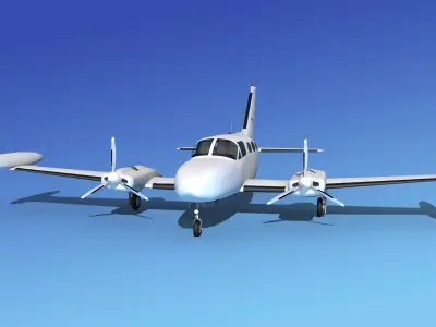 Cessna 421 Golden Eagle V19 3D model