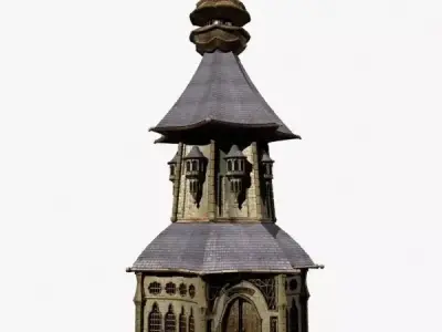 Little chirch 3D model