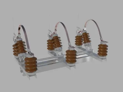 Medium voltage disconnecting switch ROS9-20 Free 3D model