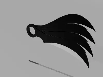 Syuriken Low-poly 3D model