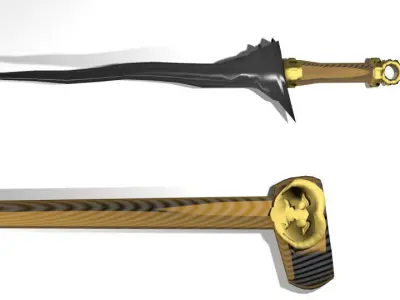 Keris Bali 3D model