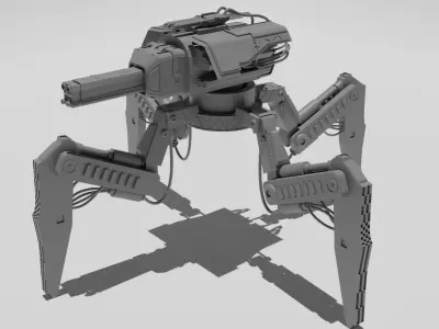 Sci-fi guard of your military  3D print model