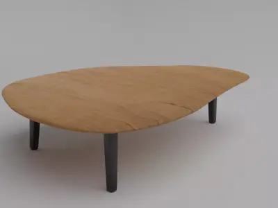 Coffee Table Free 3D model 10