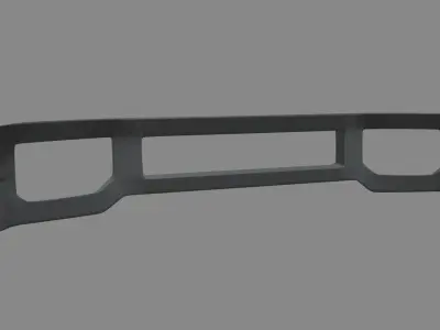 Front Bumper Mercedes Benz AMG G 63 Low-poly 3D model