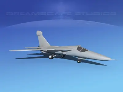 General Dynamics EF-111 Raven VBM 3D model
