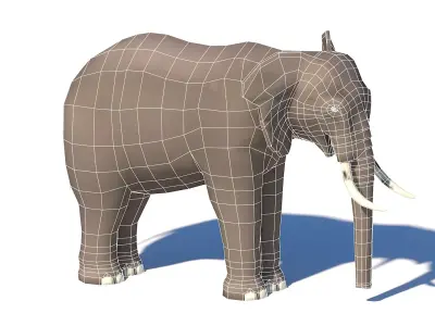 Low Poly Animals Free 3D model