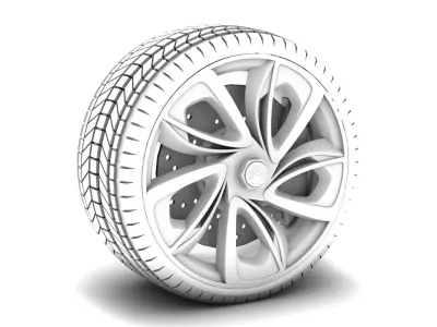 Citroen GT wheel 3D model