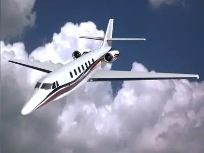 Cessna Citation Sovereign business jet 3D model