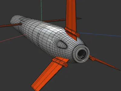 Tomahawk Land Attack Cruise Missile 3D model