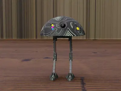 Star War Robot Low-poly 3D model