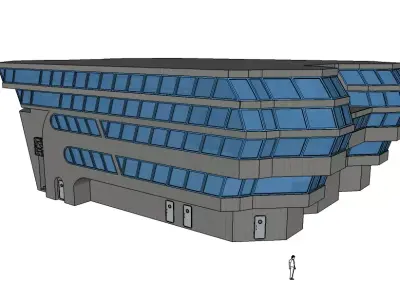 Ship cabinet 2 Free 3D model