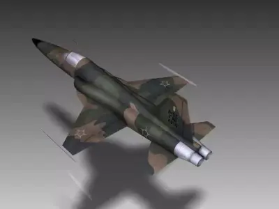 F-5E Tiger Brazil Low-poly 3D model