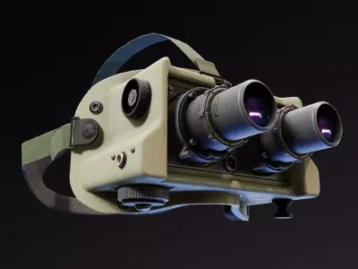 AN PVS-5 Goggle Low-poly 3D model